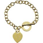 Bracelets en or jaune fantaisie 14 carats look fashion pour femme 