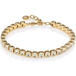 Bracelets jaunes en or finition polie en or rose 18 carats look fashion pour femme 