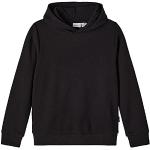 Sweats à capuche NAME IT noirs en coton bio look fashion pour garçon de la boutique en ligne Amazon.fr 