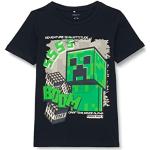 T-shirts à manches courtes NAME IT bleues saphir Minecraft bio look fashion pour garçon de la boutique en ligne Amazon.fr avec livraison gratuite 