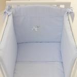 Tours de lit bleus pour bébé 