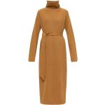 Robes en laine Nanushka marron en laine tencel éco-responsable à manches longues à col roulé Taille XS look fashion pour femme 