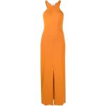 Robes Nanushka orange en viscose sans manches éco-responsable mi-longues sans manches pour femme en promo 
