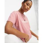 T-shirts à imprimés Napapijiri roses Taille L look casual pour femme en promo 
