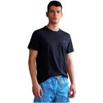 T-shirts Napapijiri bleus à manches courtes à manches courtes Taille XL look fashion pour homme en promo 