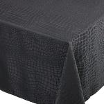 Nappes carrées Linnea Design noires en polyester 