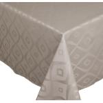 Nappes carrées Linnea Design marron à effet froissé en polyester 