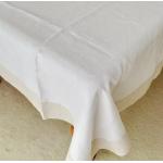 Nappes en lin blanches en toile shabby chic 