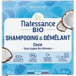 Natessance Shampoing Solide & Démêlant Coco - 65 g