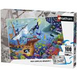 Puzzles Nathan à motif animaux 100 pièces 