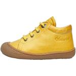 Chaussures Naturino jaunes en cuir en cuir à lacets Pointure 26 look fashion pour enfant en promo 