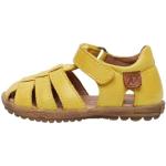Sandales Naturino jaunes en cuir en cuir Pointure 27 look fashion pour enfant 