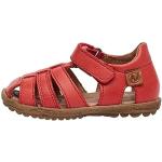 Sandales Naturino rouges en caoutchouc en cuir Pointure 27 look fashion pour enfant 