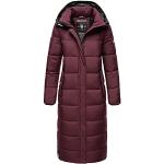 Navahoo Manteau d'hiver matelassé B872 pour femme, rouge bordeaux, L