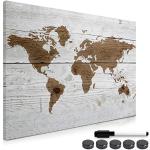 Décorations imprimé carte du monde en promo 