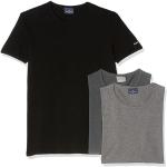 Navigare T-shirt sous-vêtements (pack de 3) pour homme, 3 t-shirts gris clair-gris moyen-noir, Large