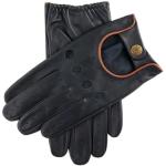 Navy / Tan Delta Hairsheep Leather Classic Driving gants - Grand de Dents