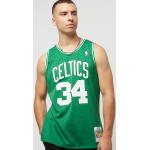 Vêtements Mitchell and Ness verts en jersey NBA Taille S en promo 