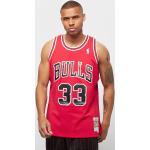 Vêtements Mitchell and Ness rouges NBA Taille S en promo 