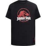 T-shirts col rond Neil Barrett noirs Jurassic Park à manches courtes à col rond Taille XL 