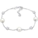 Nenalina - Nenalina Bracelet Femme perles classiques tendance avec cristaux zirconium en arg 1 unité