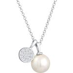 Pendentifs perle Nenalina argentés en cristal à perles fait main classiques 