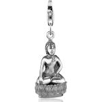 Amulettes Nenalina argentées à motif Bouddha 