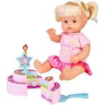 Nenuco- Joyeux Anniversaire , poupée avec Un gâteau d'anniversaire, idéal pour Les Enfants à partir de 3 Ans (Famosa 700016283)