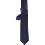 Cravates unies bleu nuit en polyester Tailles uniques look fashion pour homme 