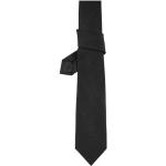 Cravates unies noires en polyester Tailles uniques look fashion pour homme 