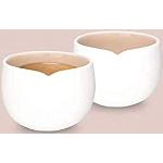 Mugs en porcelaine Nespresso blancs en porcelaine en lot de 2 