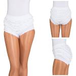 Culottes à froufrous Net Toys blanches en polyamide à volants Taille XS look fashion pour femme 