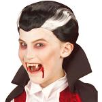 NET TOYS Perruque pour Enfant Dracula Halloween Vampire Perruque Perruque de Vampire Perruque pour Halloween Vampires Mardi Gras Carnaval Perruque de Dracula