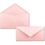Neuser FarbenFroh Enveloppes DIN Long 220 x 110 mm, à patte gommée 50 Umschläge Rosa