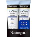 Crèmes solaires Neutrogena en lot de 2 sans PABA 45 ml en spray pour le corps texture lait 