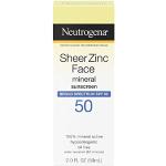 Crèmes solaires Neutrogena indice 50 au zinc sans huile pour le visage en promo 