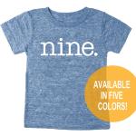 T-shirts bleus en jersey à motif USA bio pour garçon de la boutique en ligne Etsy.com 