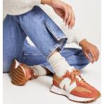 Baskets à lacets New Balance 327 orange en caoutchouc à lacets Pointure 37,5 look casual pour femme 
