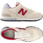 Baskets basses New Balance 574 blanches Pointure 41,5 look casual pour homme en promo 