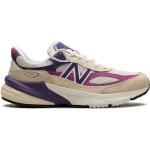 Baskets basses New Balance Made in USA magenta en fil filet à bouts ronds look casual pour femme 