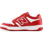 Chaussures de sport New Balance 480 rouges Pointure 38 look fashion pour garçon 