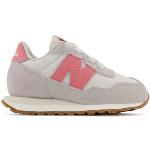 New Balance Enfant 237 Bungee en Gris/Rose, Synthetic, Taille 22.5
