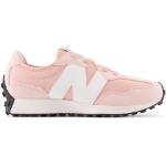 New Balance Enfant 327 Bungee Lace en Rose/Blanc, Synthetic, Taille 33