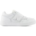 New Balance Enfant 480 Bungee Lace with Top Strap en Blanc, Synthetic, Taille 28