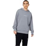 Sweats New Balance Essentials gris en polaire à capuche à manches longues à col rond Taille L pour homme en promo 