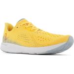 Chaussures de running saison été New Balance Fresh Foam Tempo jaunes en fil filet Pointure 41 pour homme en promo 