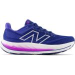 Chaussures de running New Balance Fresh Foam Vongo bleues en fil filet à lacets pour femme en promo 