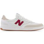 New Balance Homme NB Numeric 440 en Blanc/Rouge, Suede/Mesh, Taille 40 Large