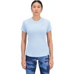 T-shirts New Balance Impact en fil filet respirants à manches courtes Taille L look fashion pour femme 