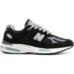 Baskets basses New Balance Made in UK noires en velours à bouts ronds look casual pour homme 